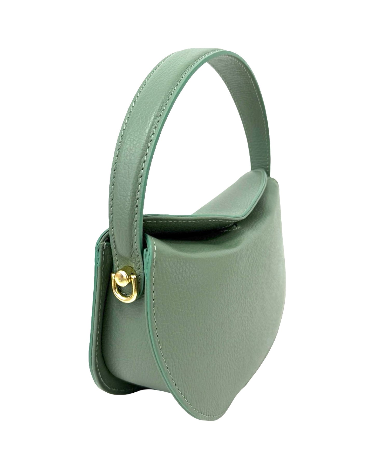 BORSA DIANA IN VERA PELLE VERDE MENTA