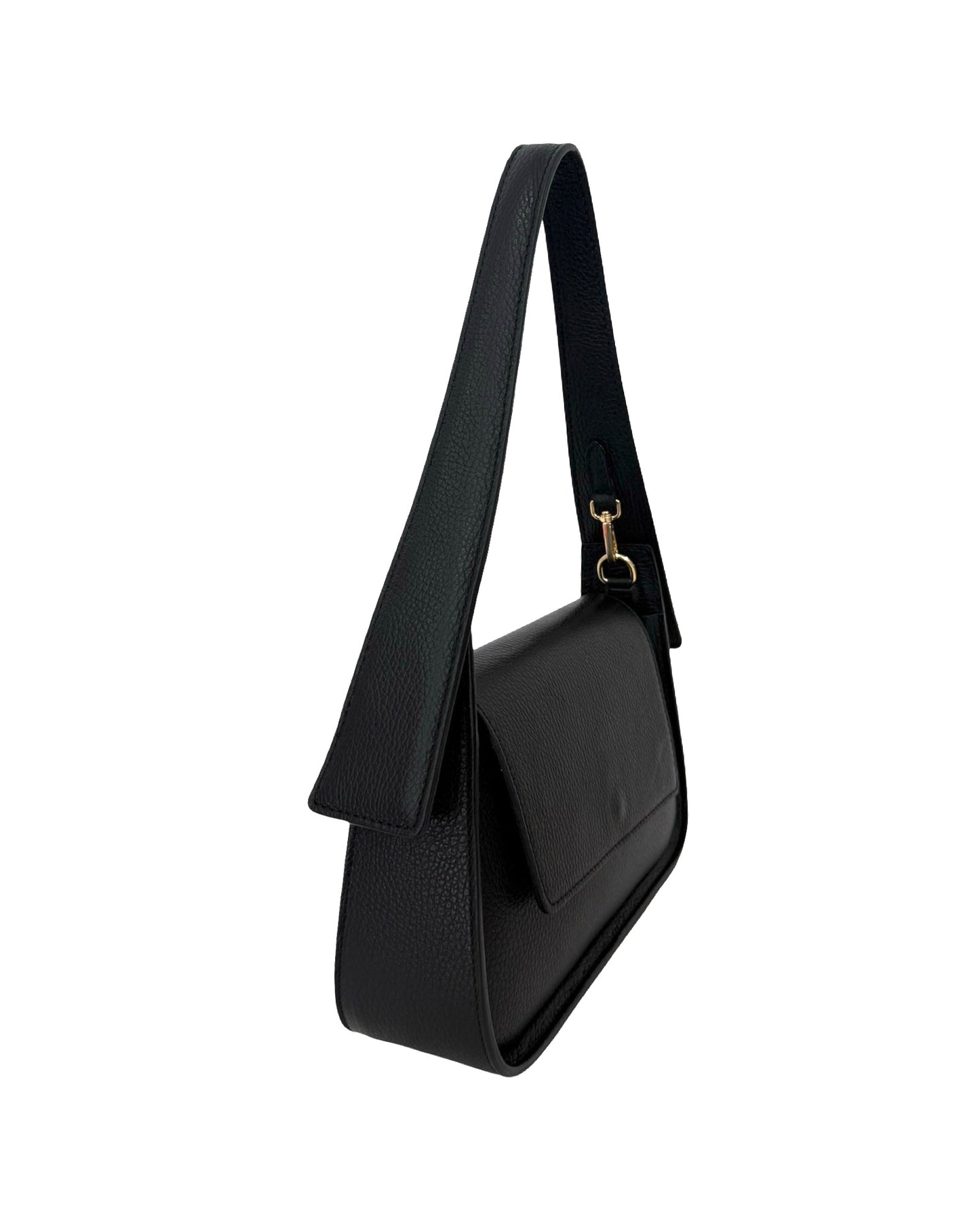 BORSA OLIVIA IN PELLE NERA