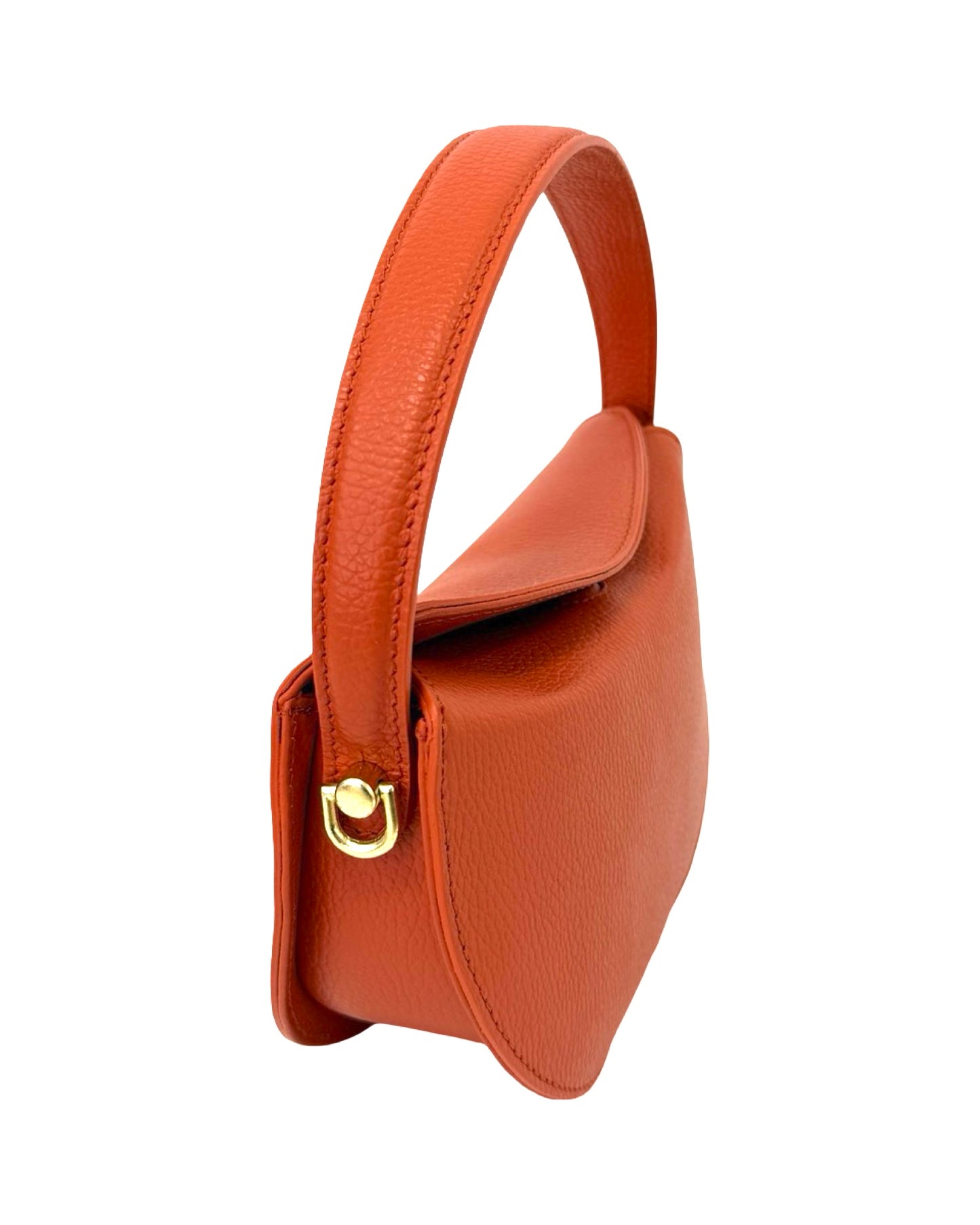 BORSA DIANA IN VERA PELLE ARANCIONE