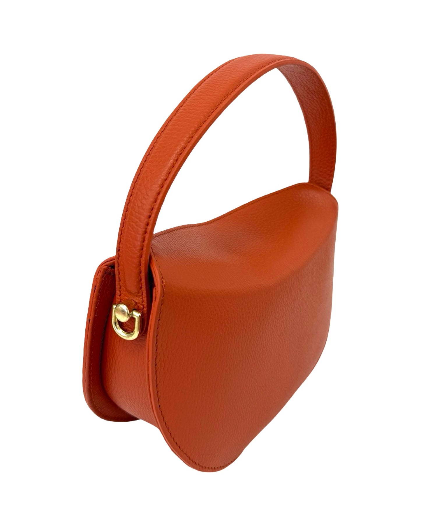 BORSA DIANA IN VERA PELLE ARANCIONE