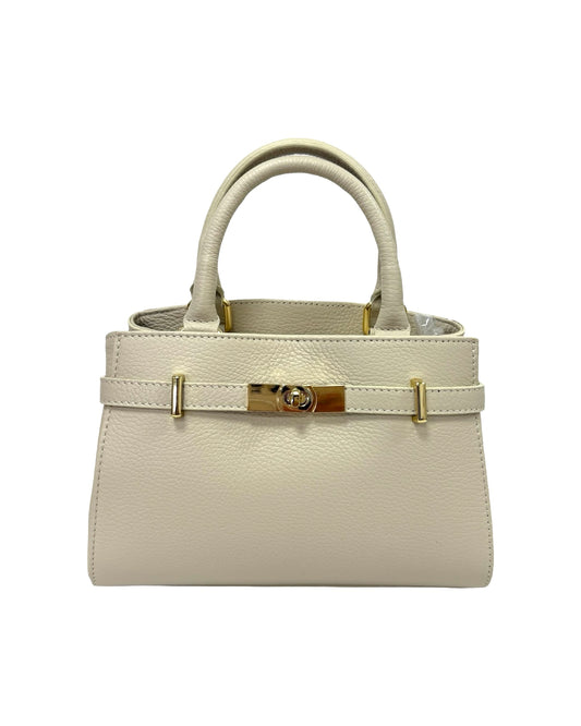 BORSA MARLEY  IN VERA PELLE BEIGE