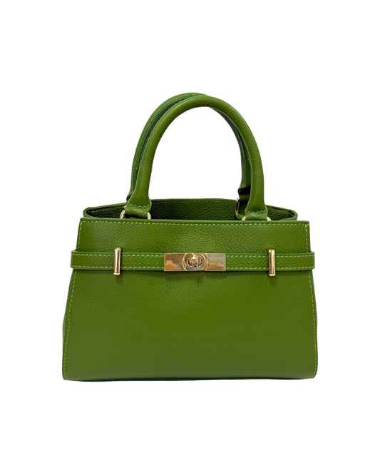 BORSA MARLEY  IN VERA PELLE VERDE