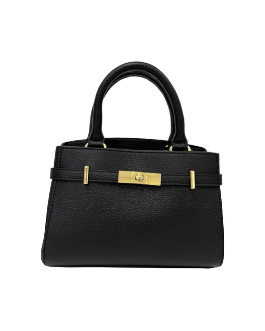BORSA MARLEY  IN VERA PELLE NERO